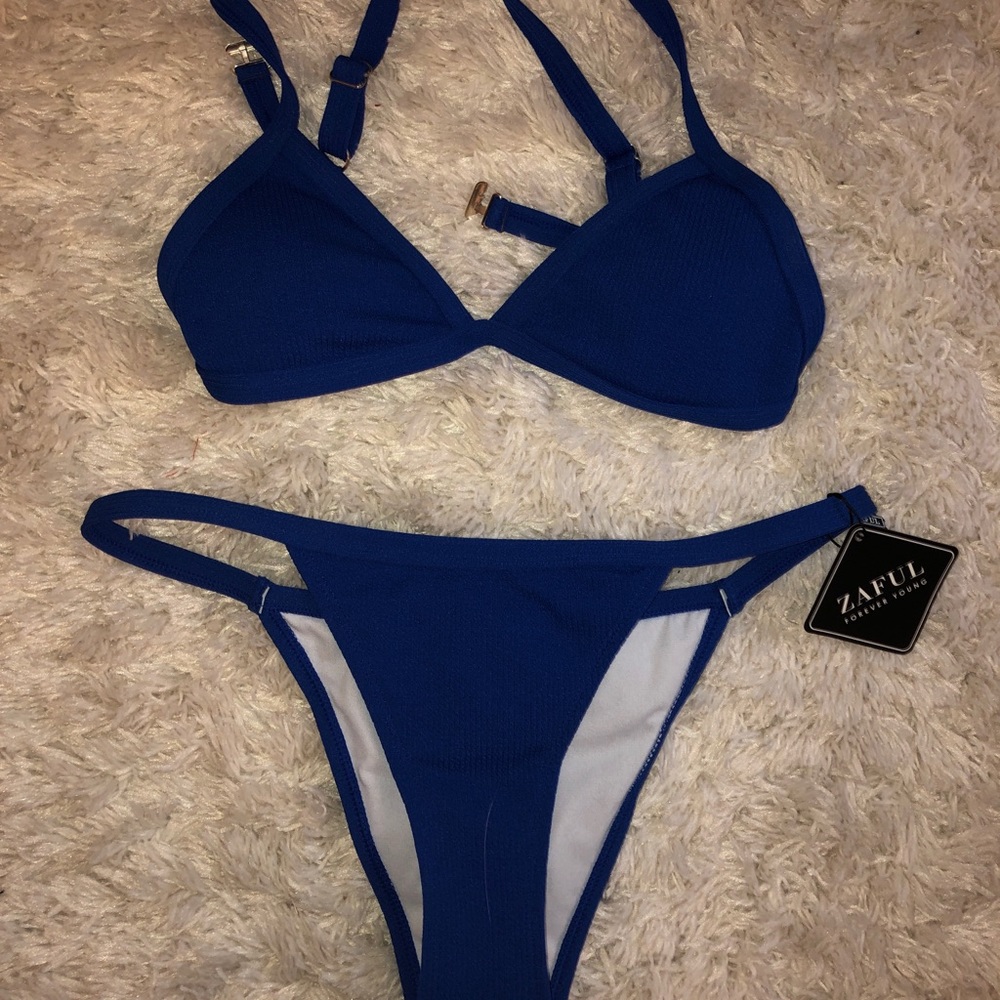 NWT blue bikini